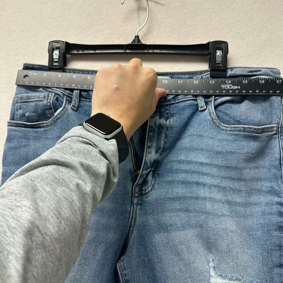 Studio Blue Straight Leg Distressed Jeans - Picture 9 of 14